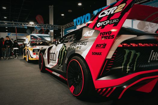Free stock photo of action, audi s1 hoonitron, auto racing