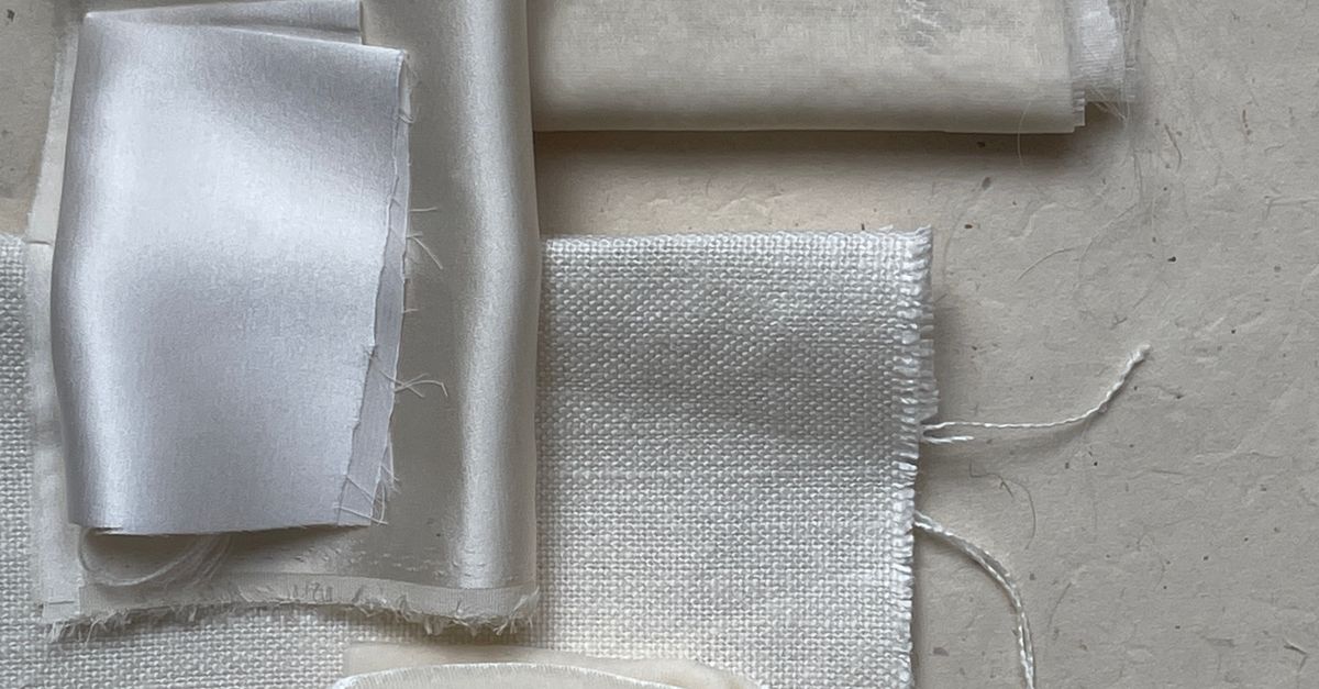 Close-up of Different Kinds of Fabrics in Light Colors · Free Stock Photo