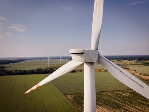 Wind Turbine in Countryside