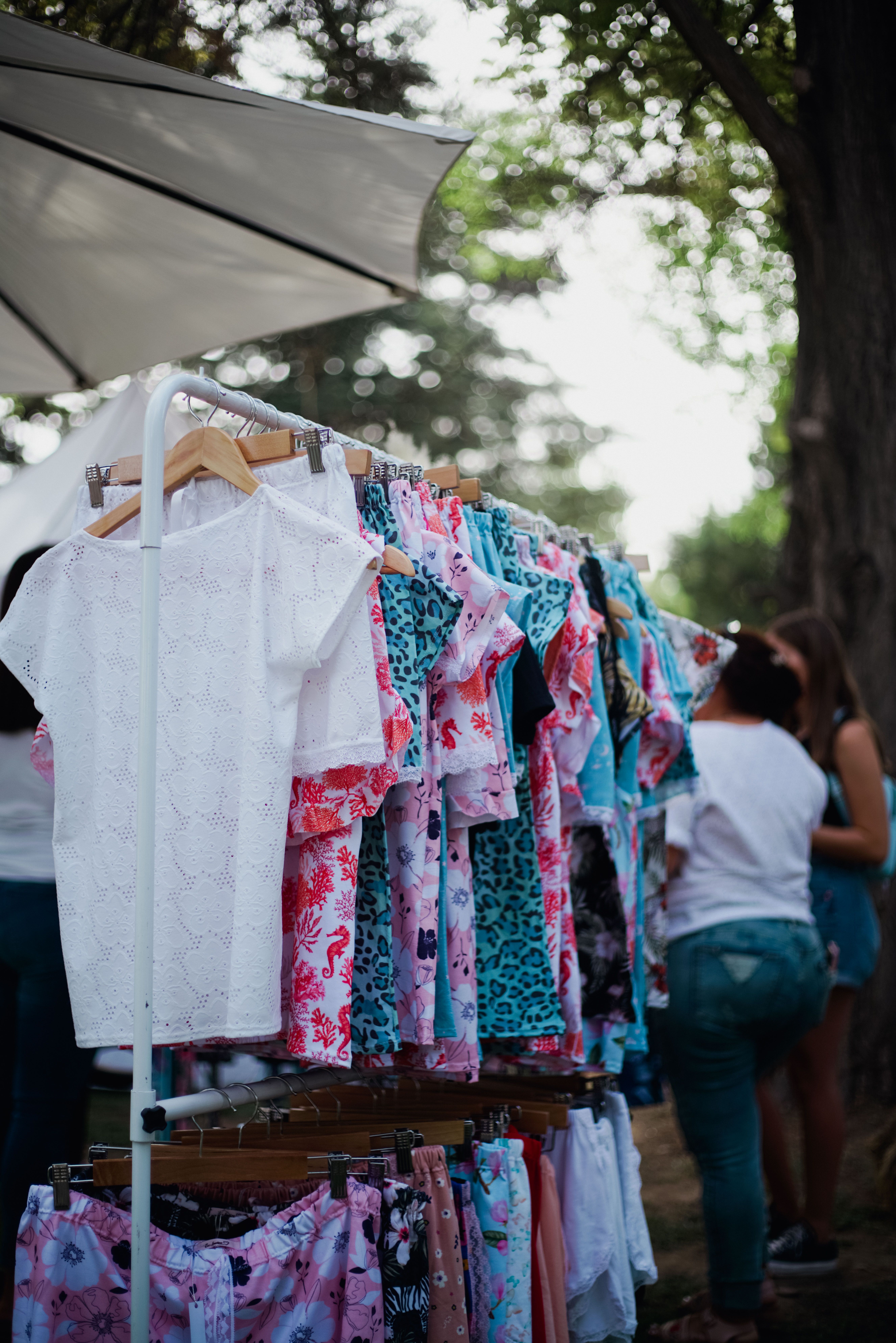 Shirts At The Exhibition At The Market Free Stock Photo