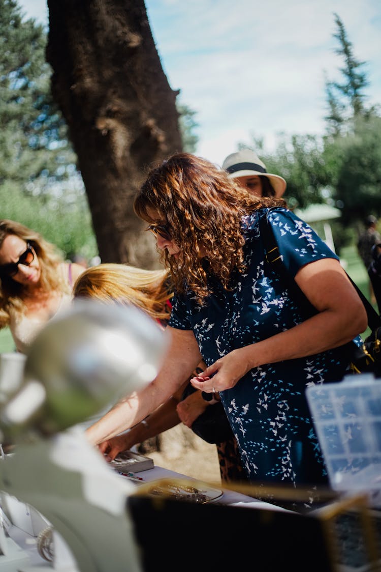 Shopping At The Open Air Market