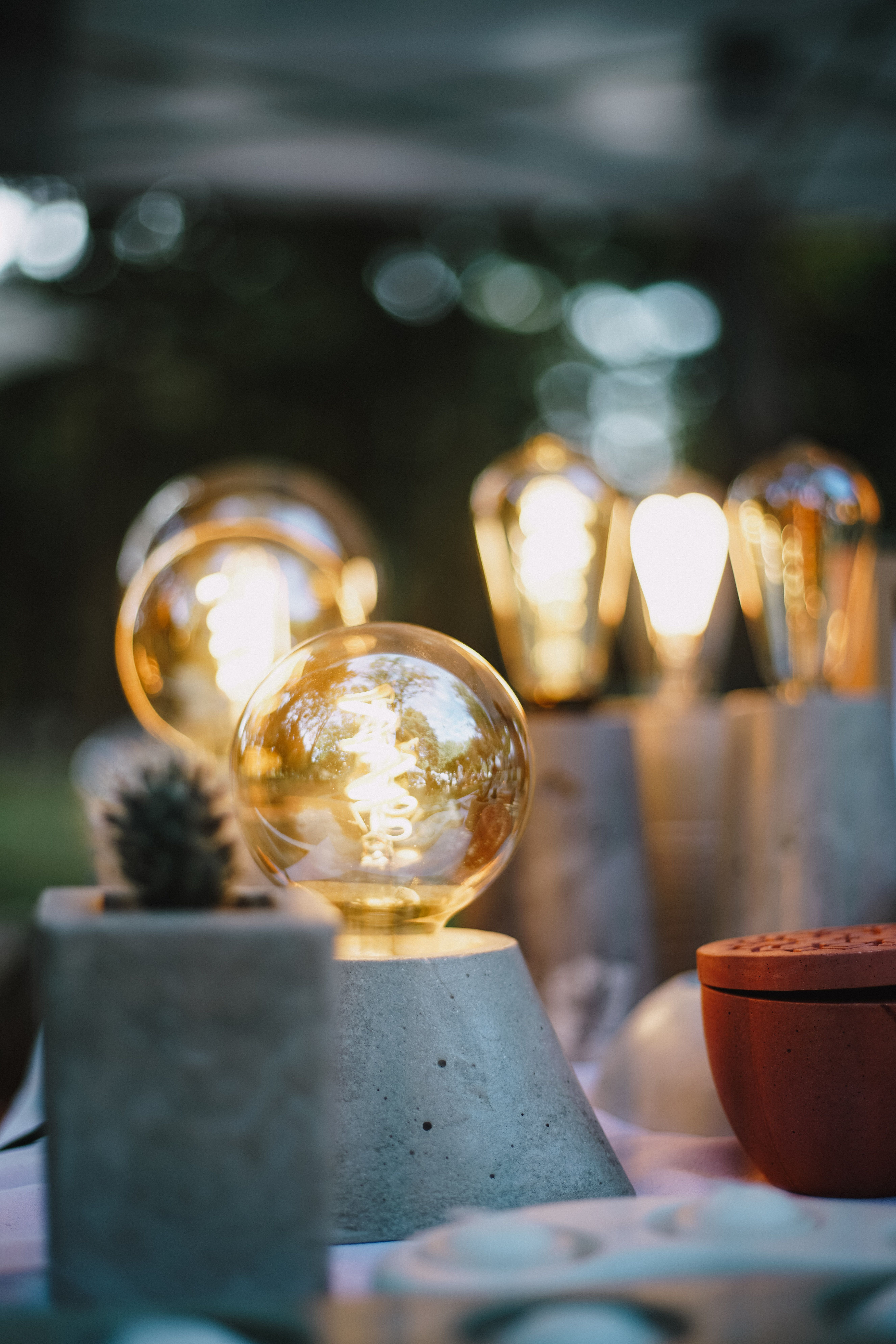 Bulbs in a Modern Style · Free Stock Photo