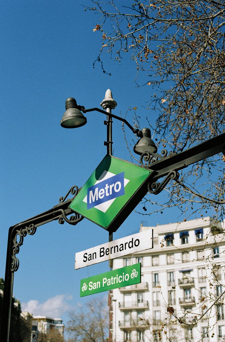 Information Signs In Madrid