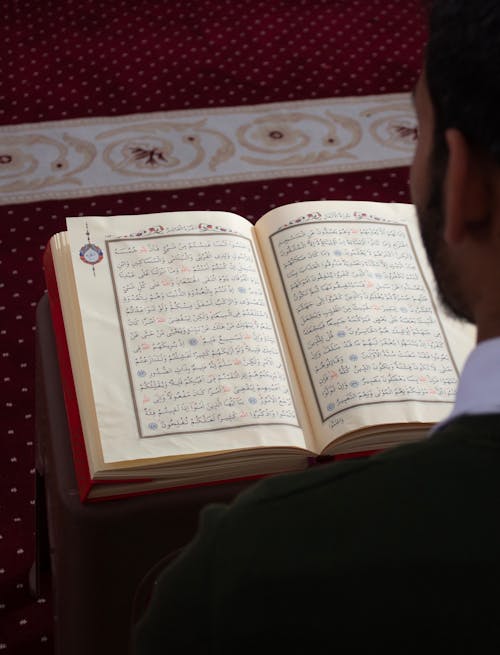 Man Reading Koran 