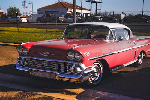 Red Chevrolet Impala