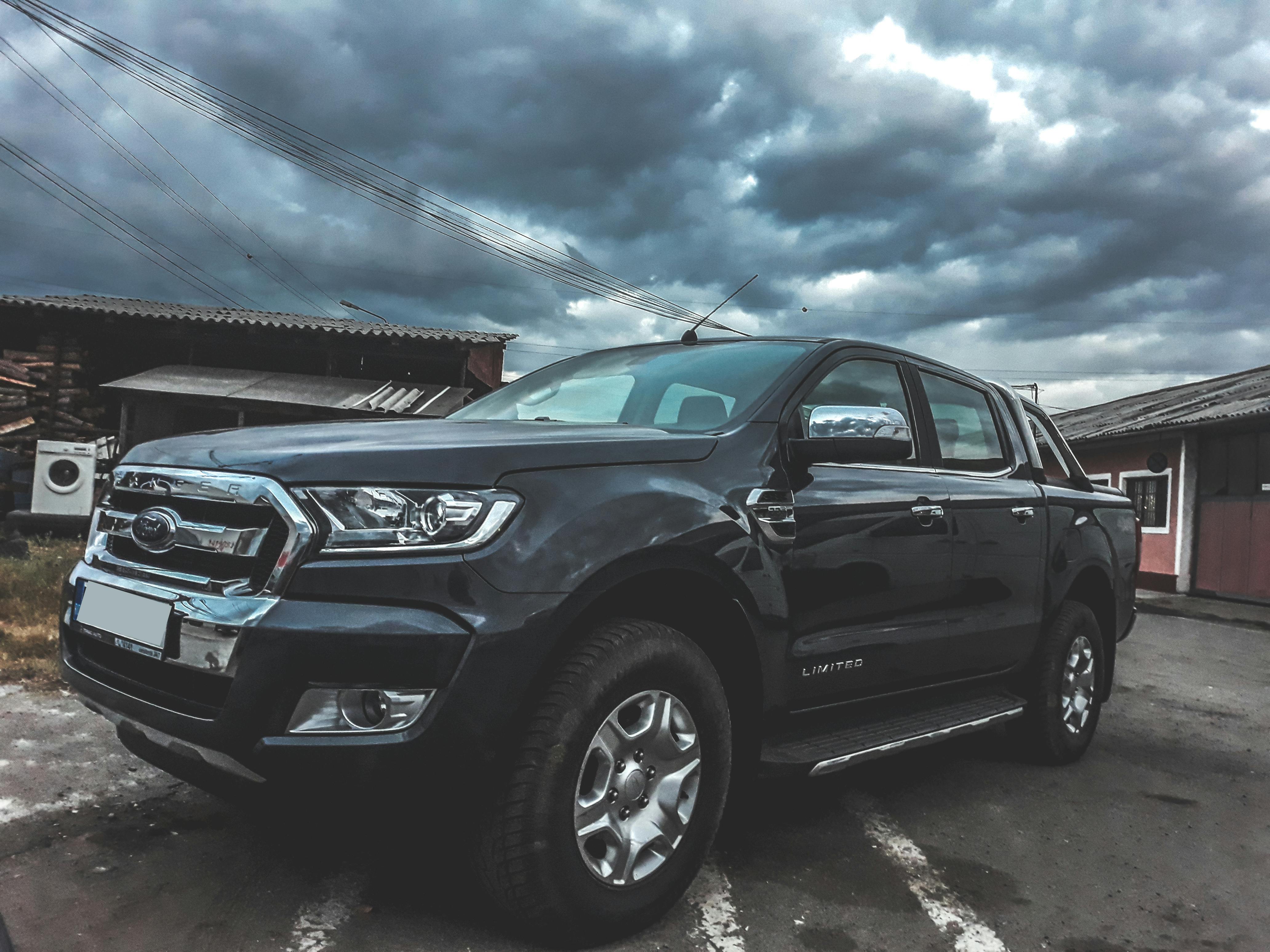 Free stock photo of car, dark clouds, ford