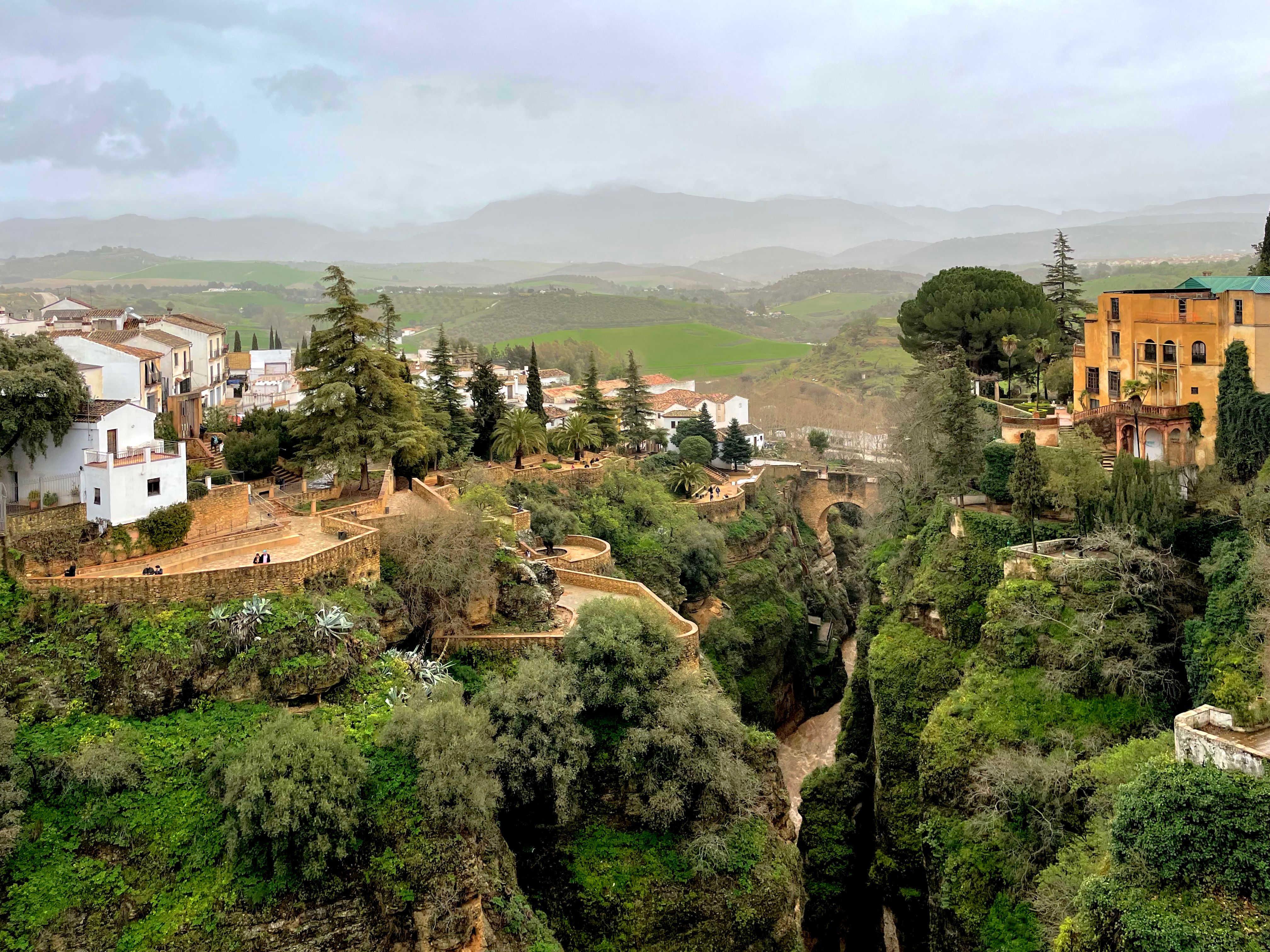 Guadalevin River in Canyon in Ronda, Spain · Free Stock Photo
