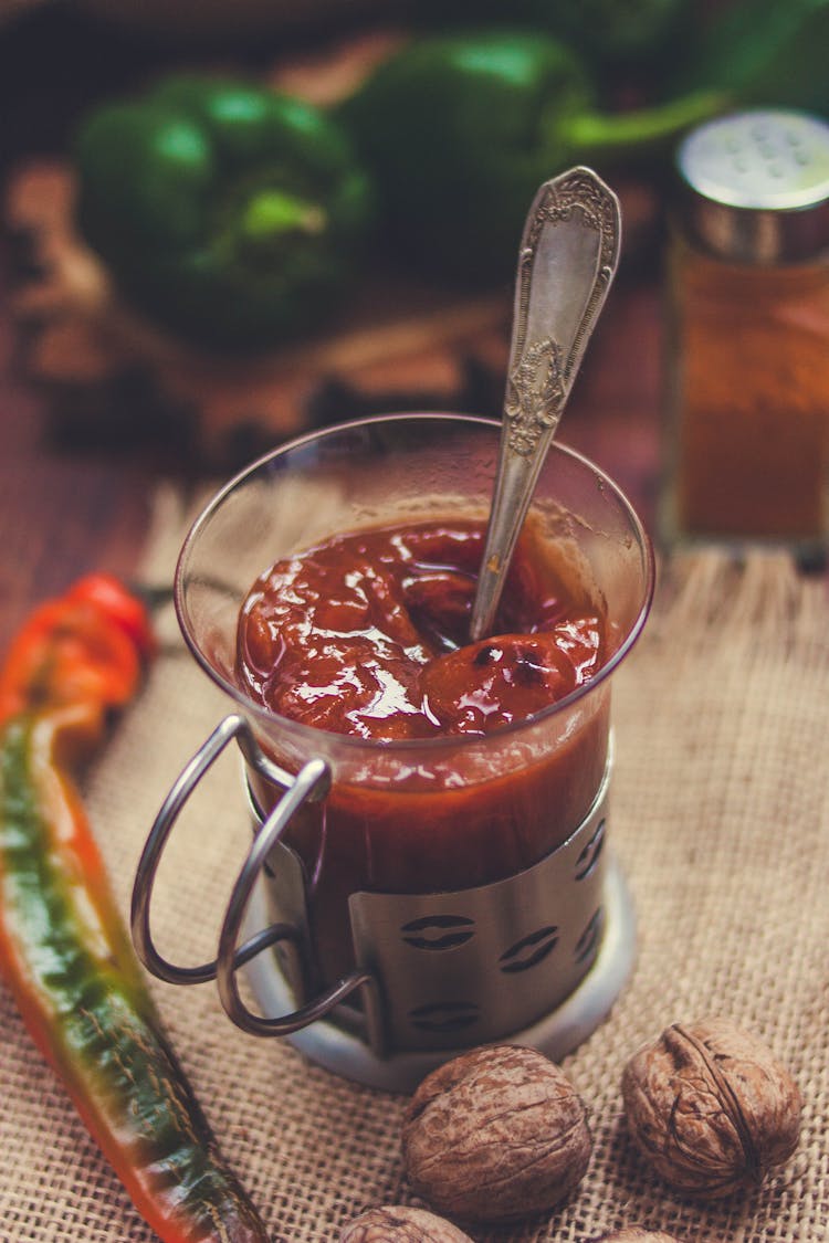 Red Beverage In Cup