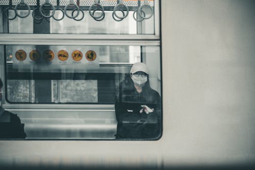 Commuters in Train