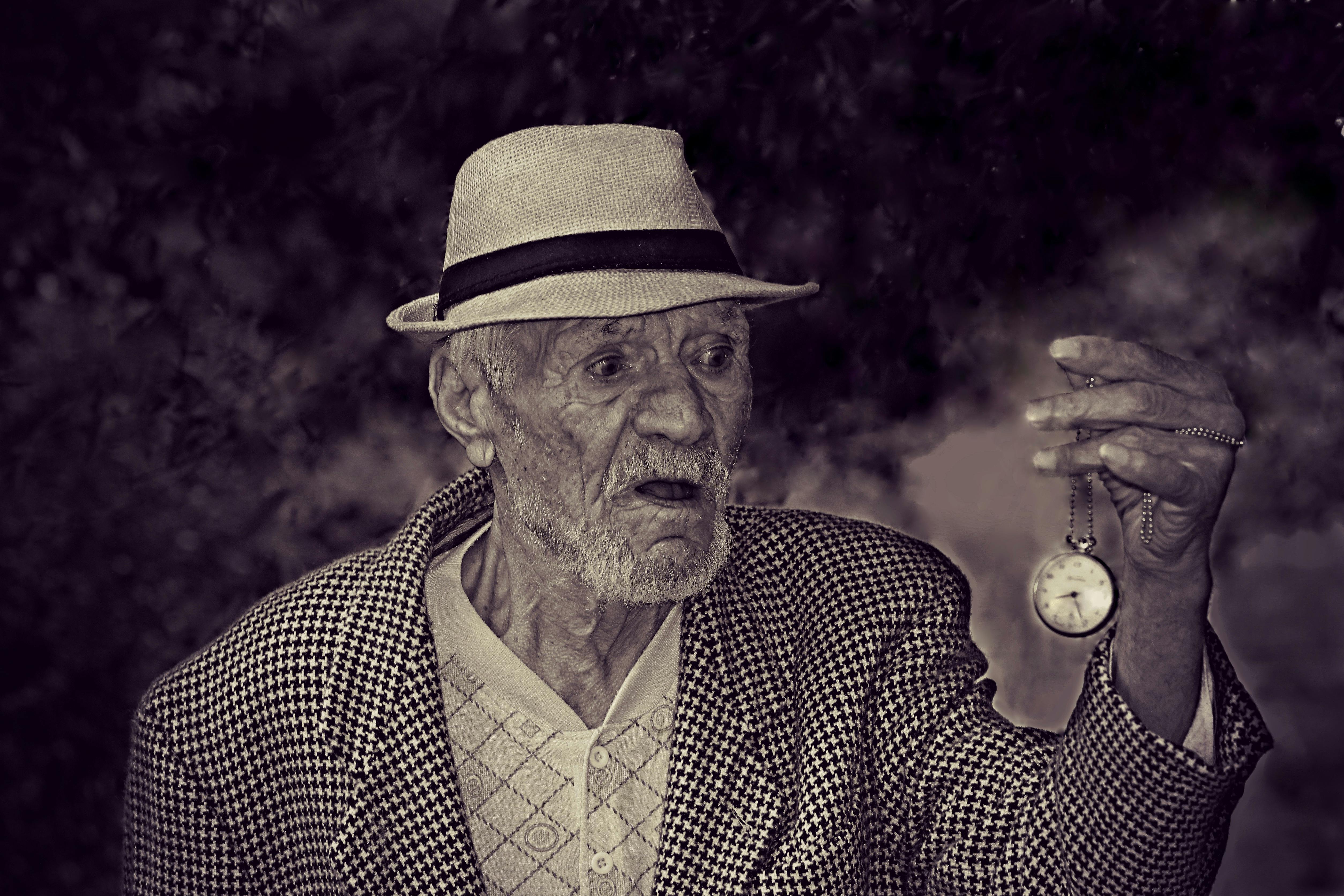 man with pocket watch