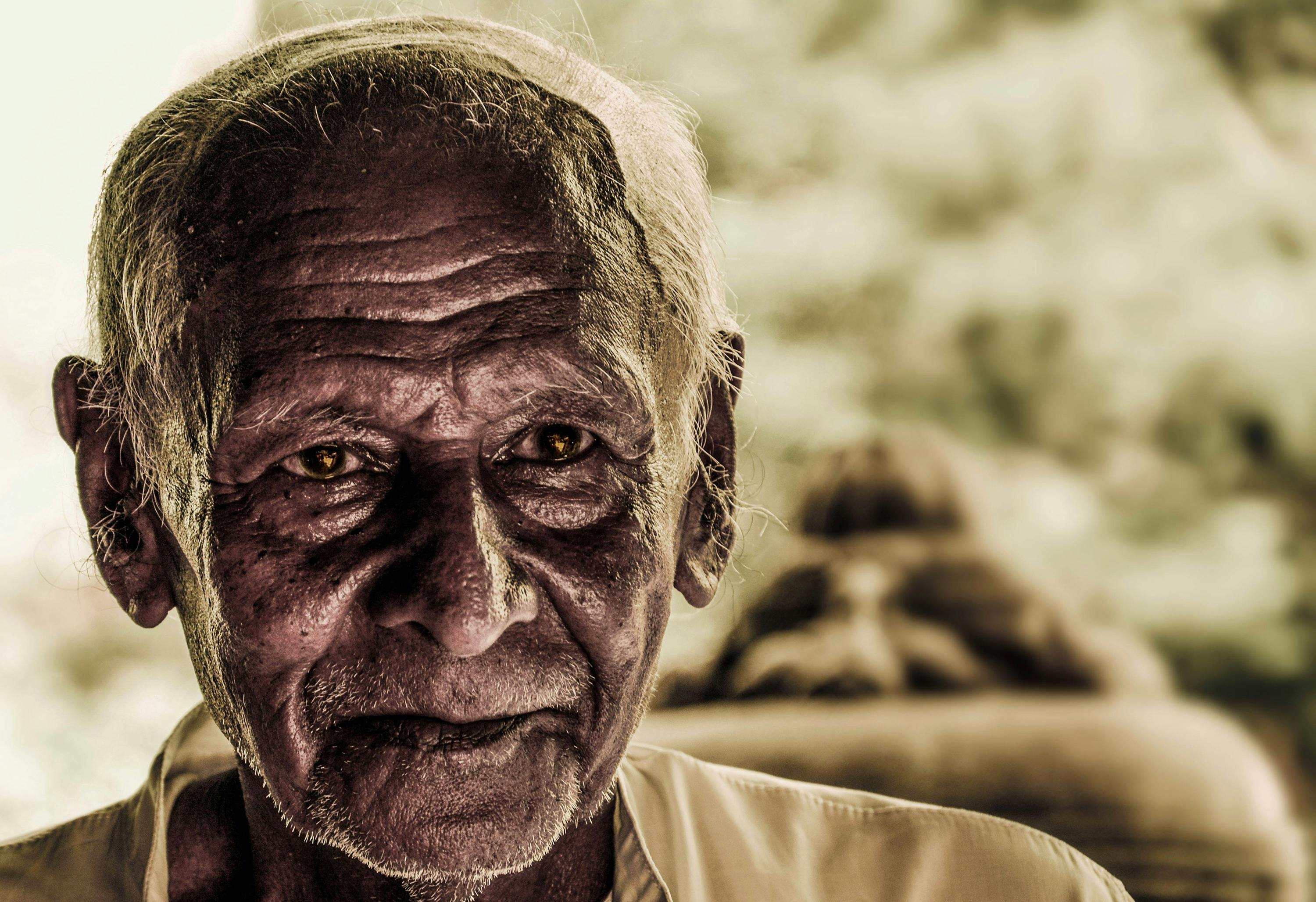 Old Man Wearing Brown Beanie · Free Stock Photo