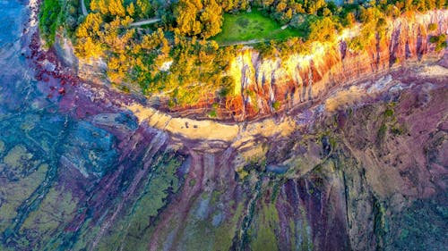 Free Top View Photo of Island Stock Photo