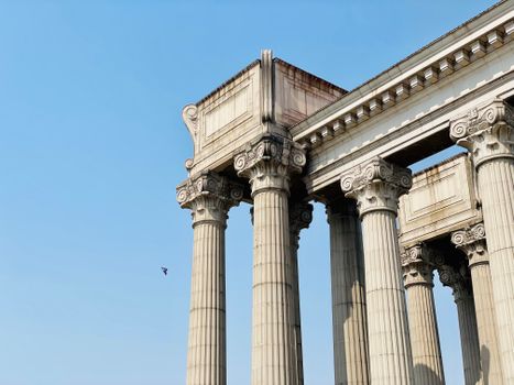 Photo of Ruins of the Temple of Olympian Zeus in Athens, Greece