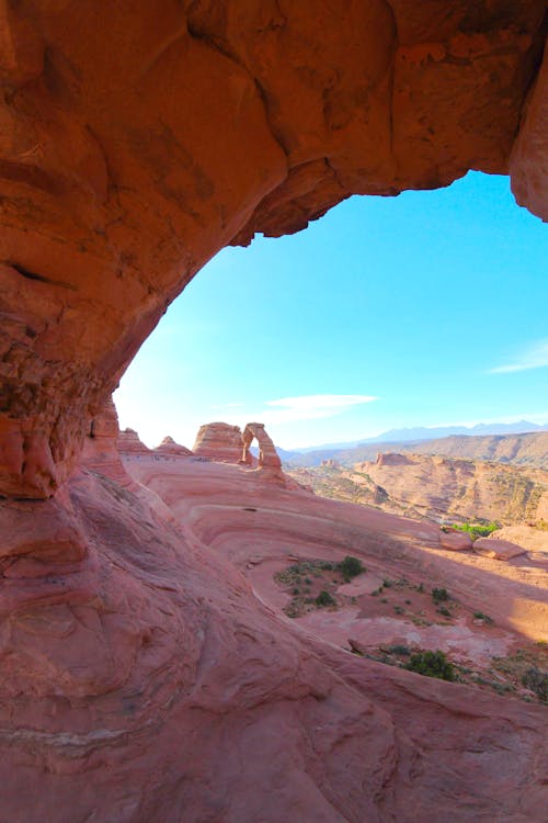 Geological Formation in a Canyon