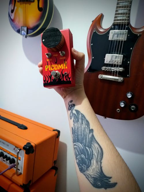 Guitar pedal, tatto, Orange Amplifier 