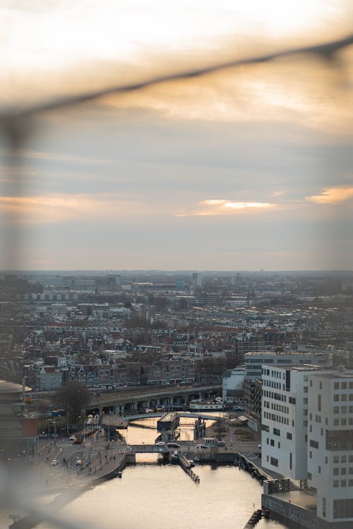 Immagine gratuita di amsterdam, canale, edifici