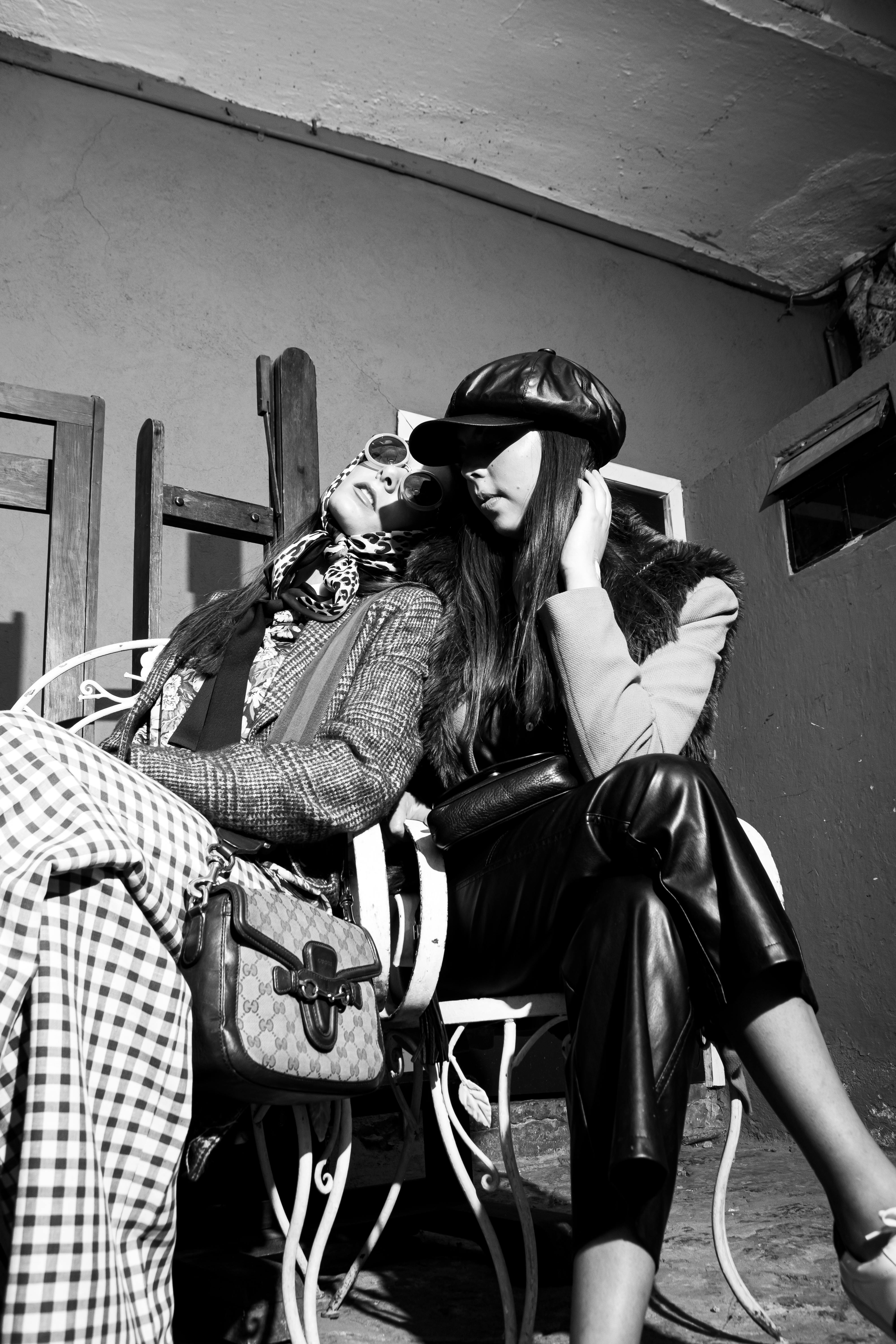 Woman in Cap and Sunglasses Posing · Free Stock Photo