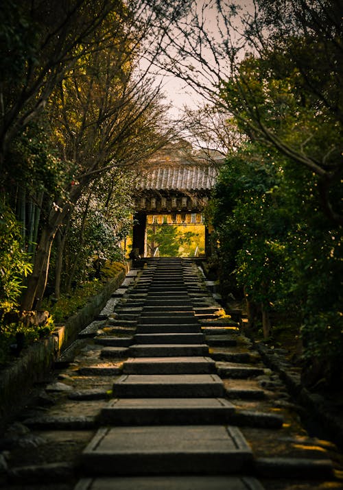 Stairs to Shrine among Stairs