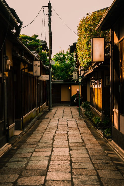 Empty Alley in Town