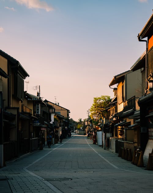 Peaceful Alley in Town