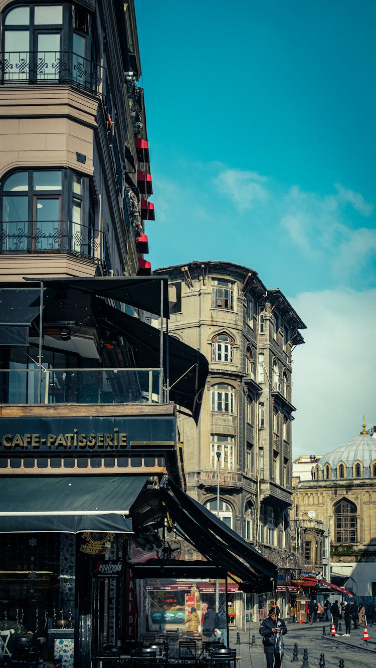 Building With Restaurant