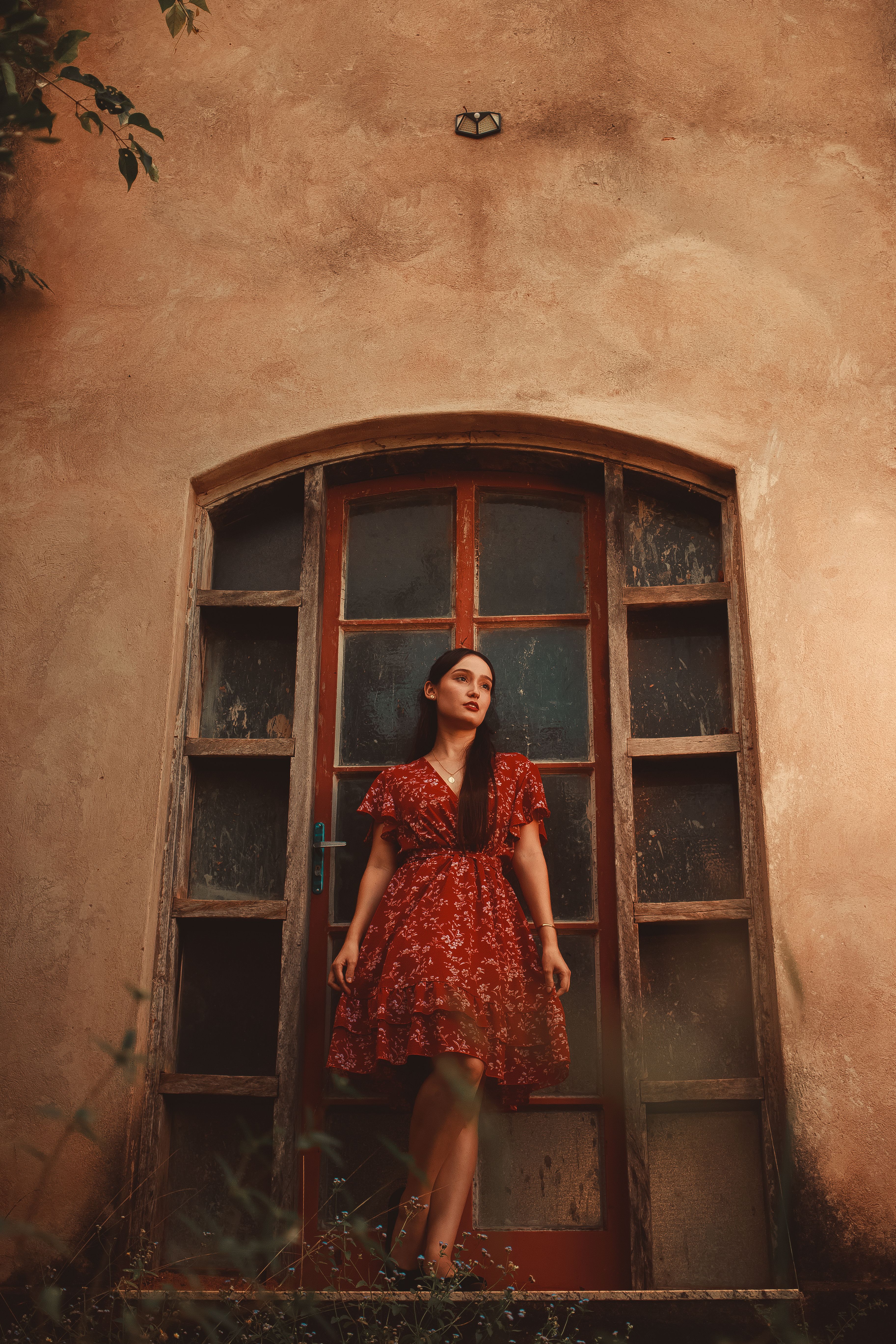 Vestido Floral Vermelho