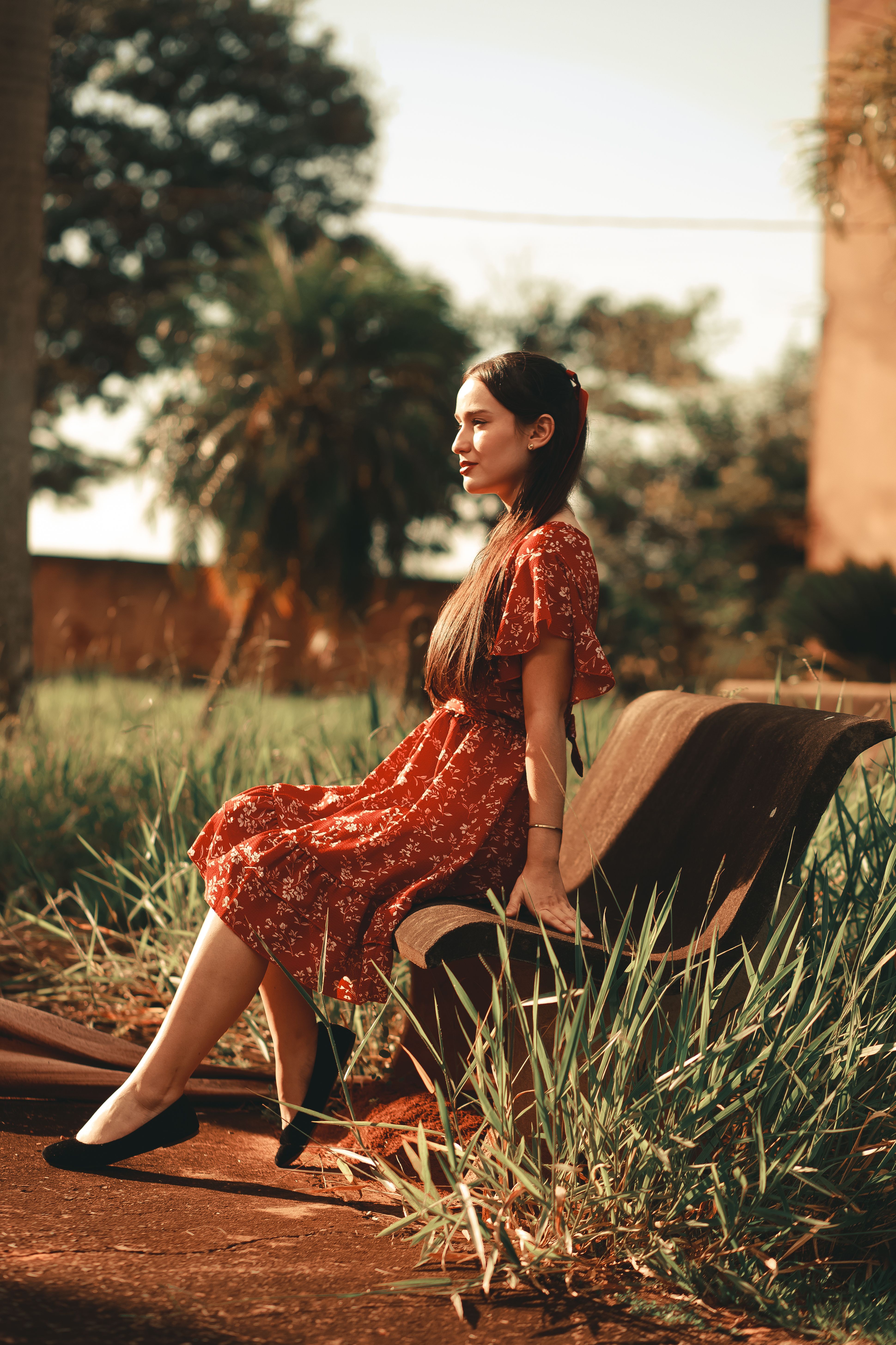 Vestido Floral Vermelho