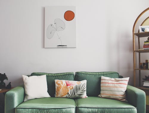 Бесплатное стоковое фото с абстрактный, декор, диван