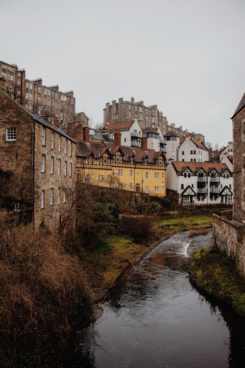 Free Dean Village in Edinburgh Stock Photo