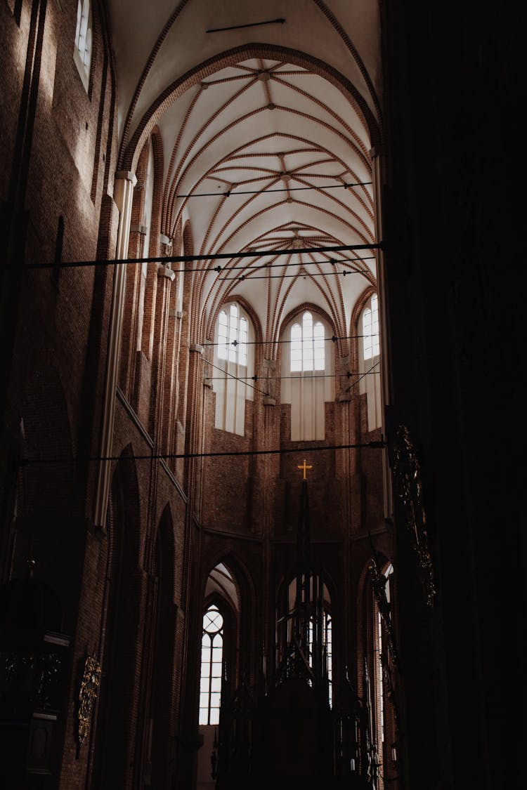 Interior Of Church Of Saint Peter In Riga, Latvia