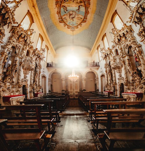 Ornamented Interior of Church