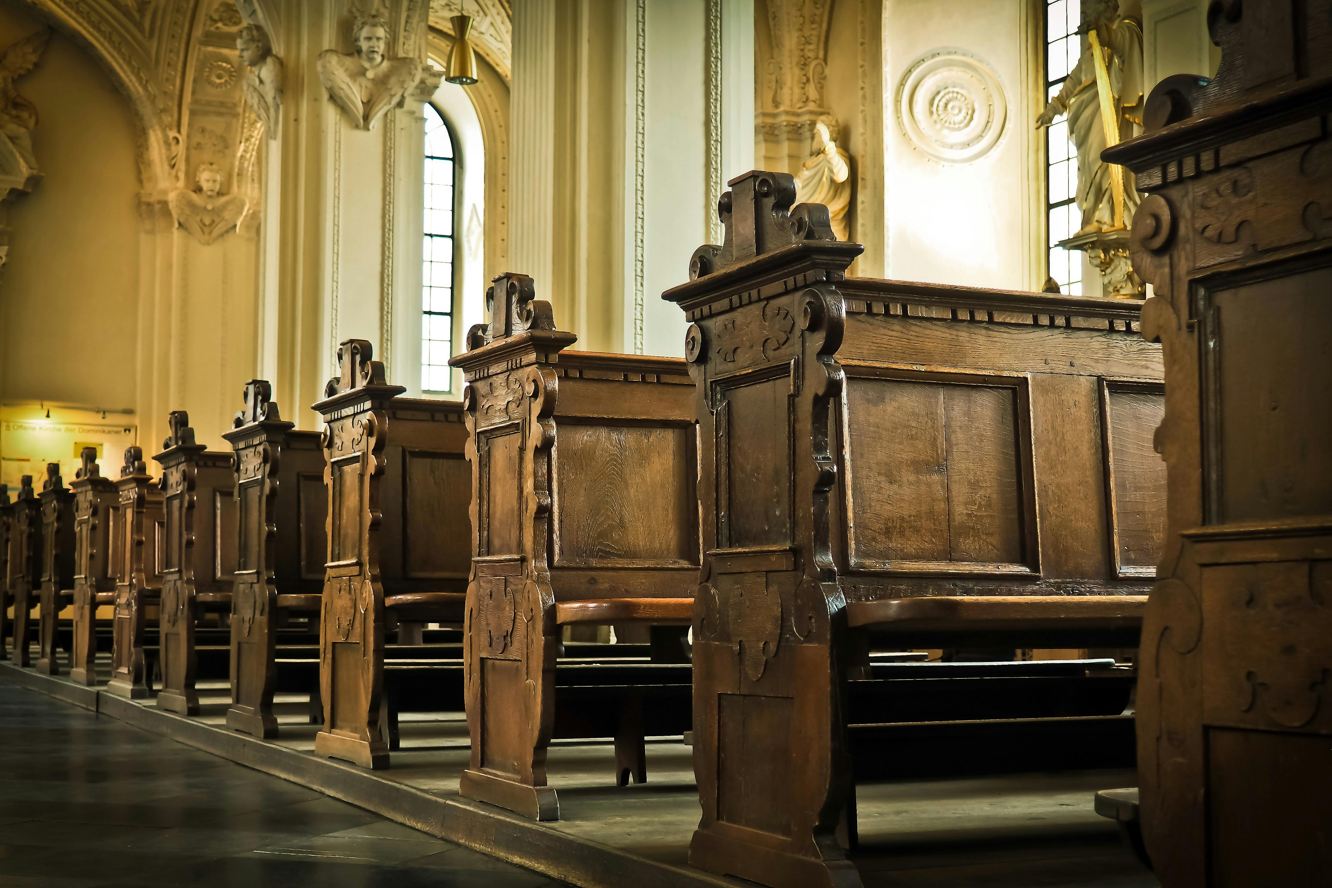 1000 Engaging Church Pews Photos Pexels Free Stock Photos   Church Bank Wood Benches 161060 