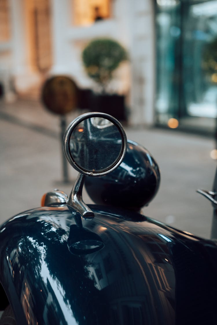 Mirror On Vintage Vehicle