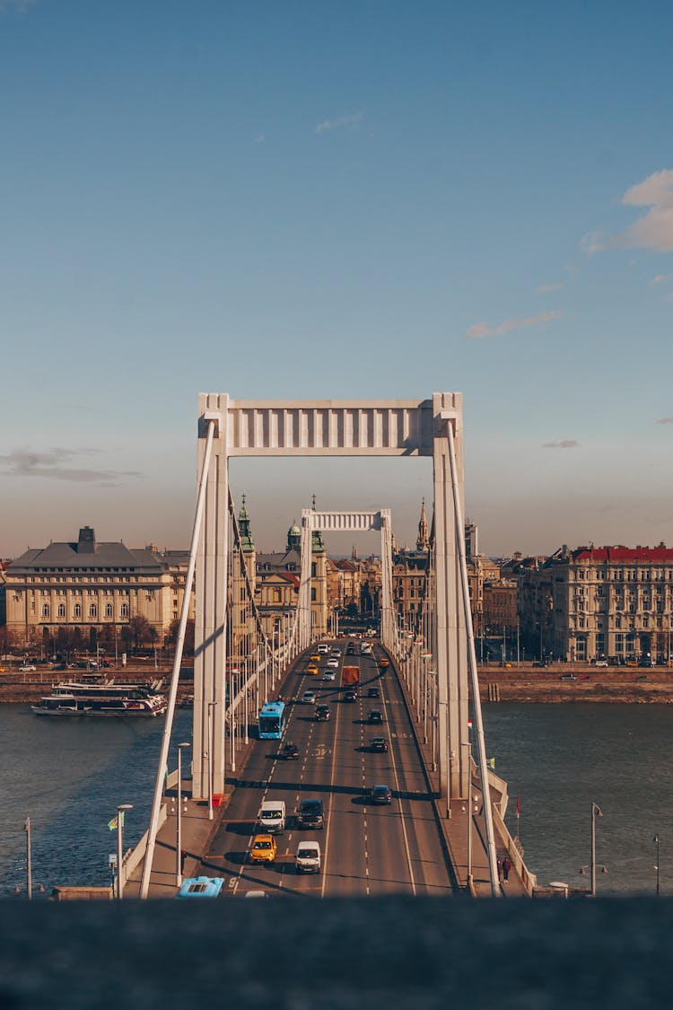 Cars On A Bridge 