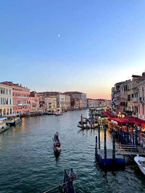 在晚上, 大河, 威尼斯 的 免費圖庫相片