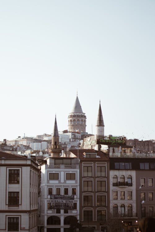 City Skyline with Towers 