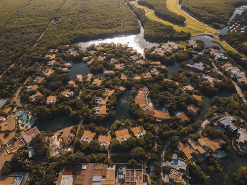 Birds Eye View of Tourist Resort 