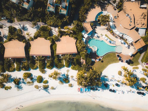 Top View of a Tourist Resort 