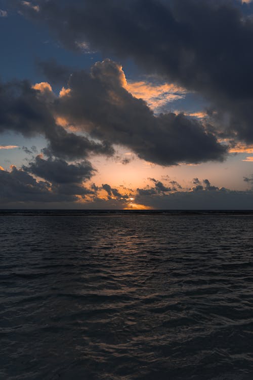 Fotos de stock gratuitas de mar, nubes, puesta de sol