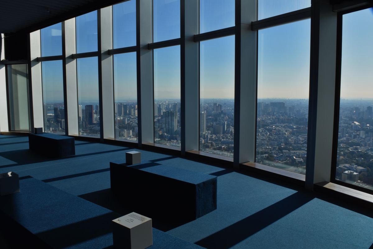 Shibuya Sky rooftop observation deck ticket overlooking Tokyo