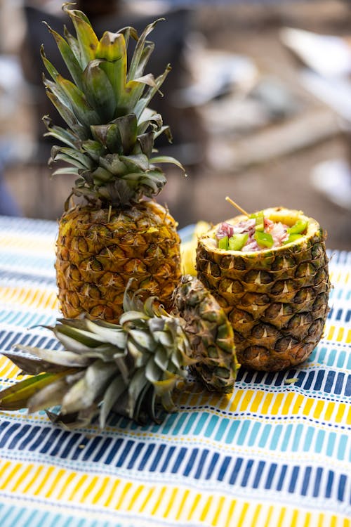 Kostnadsfri bild av ananas, efterrätt, exotisk