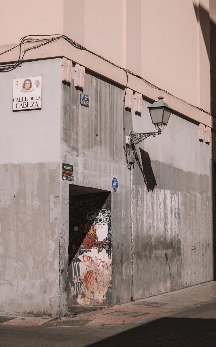 Calle De La Cabeza In Madrid