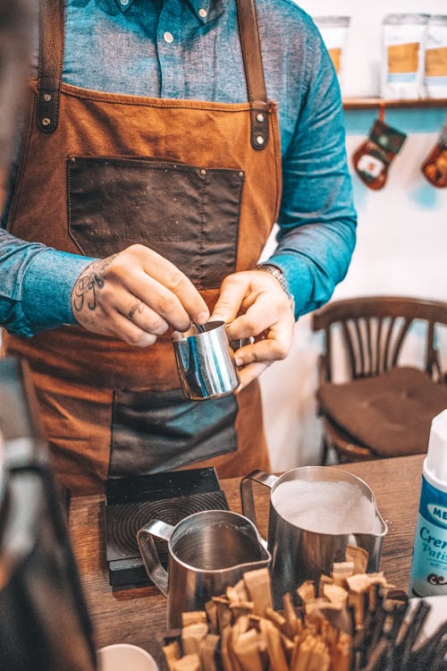 Bartender Preparing Hot Drink