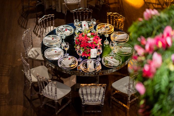Elegant wedding table setting