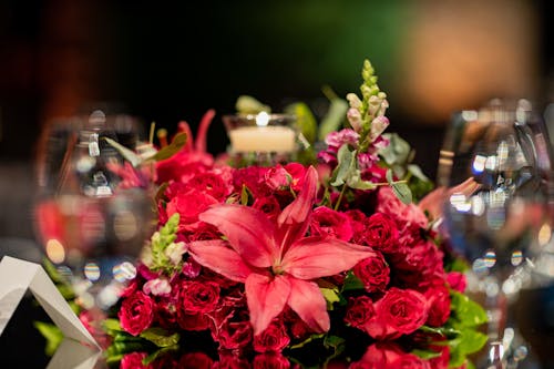Flower Arrangement at Table
