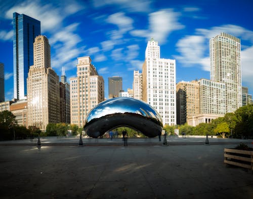 Základová fotografie zdarma na téma budovy, cestování, chicago