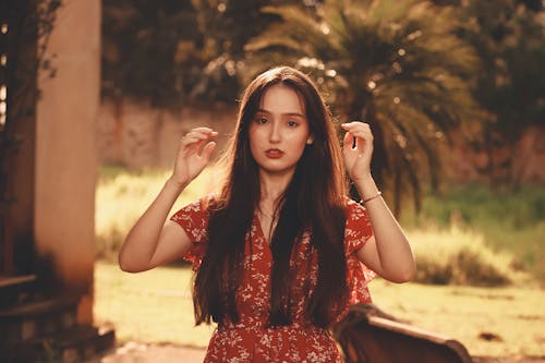 Woman with Long Hair