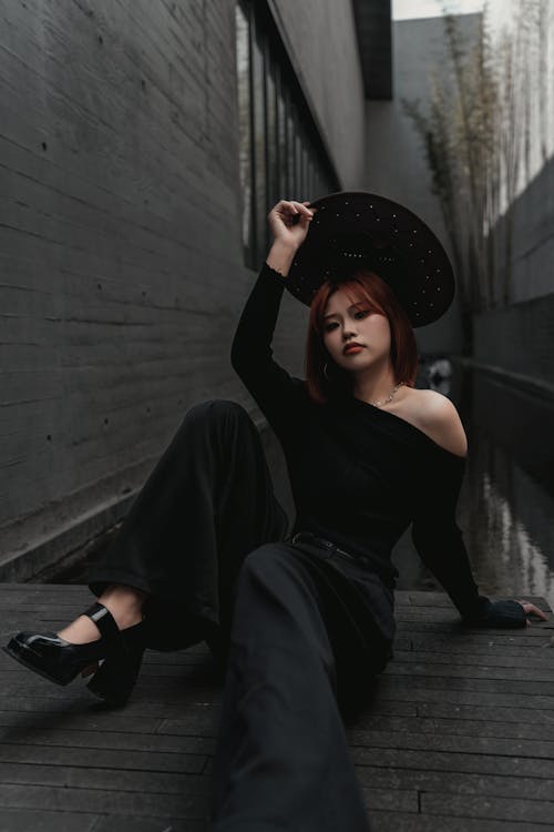 Immagine gratuita di cappello, donna, fotografia di moda