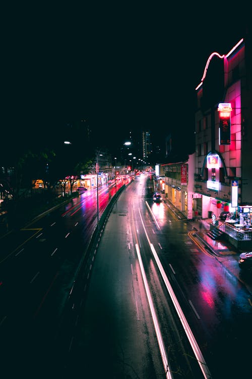 Ingyenes stockfotó neon, szingapúr, város éjjel témában