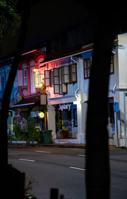 Ingyenes stockfotó Neonfelirat, shophouse, szingapúr témában